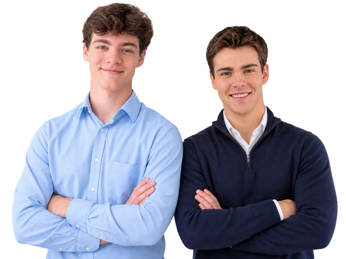 Ben and Alex Joel, co-founders of Intutorly